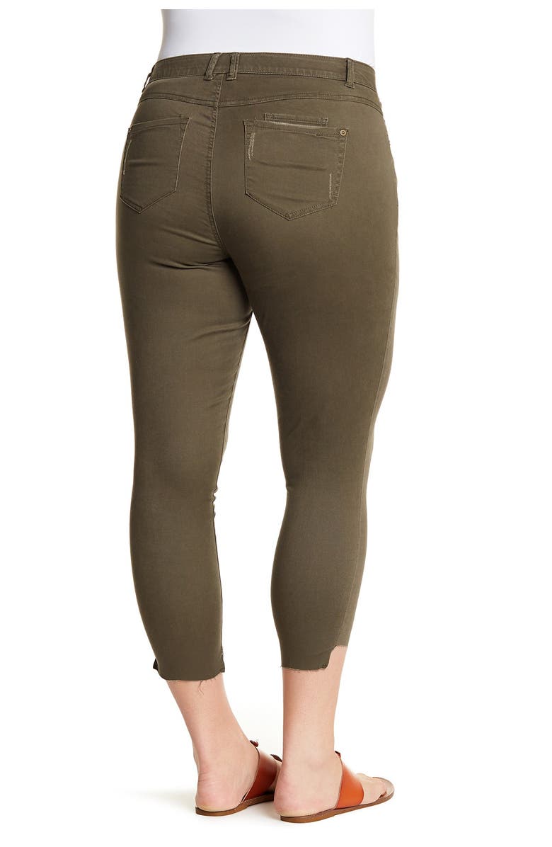 Jolt Distressed Step Hem Skinny Jeans, Alternate, color,