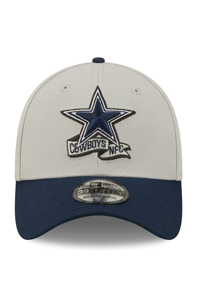 New Era Men's New Era Gray/Navy Dallas Cowboys 2022 Sideline 39THIRTY Flex Hat, Alternate, color, 