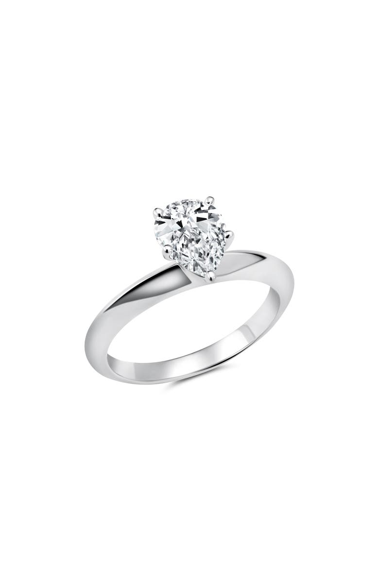 Crislu Cubic Zirconia Ring, Main, color, Pure Platinum/ Clear Stone