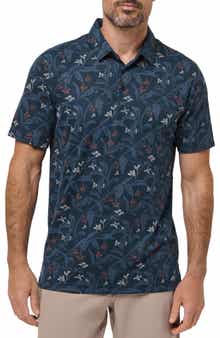 TravisMathew Relationship Status Floral Polo