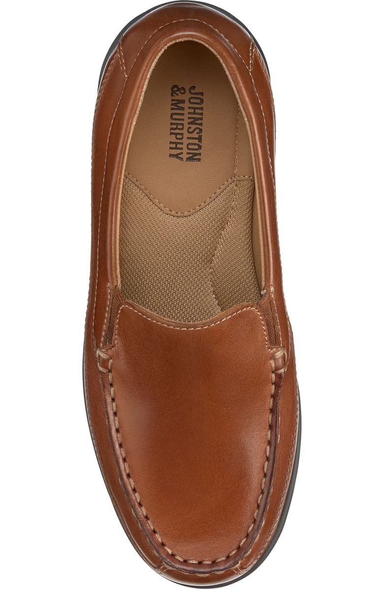 Johnston & Murphy Kids' Locklin Venetian Loafer, Alternate, color, Tan Leather