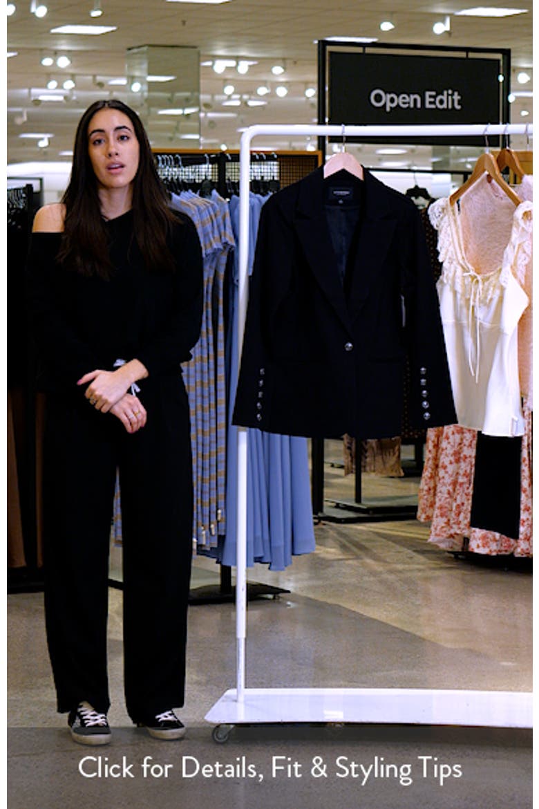 Button Sleeve Blazer video