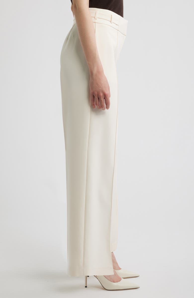 Elie Tahari The Leah Pleated Wide Leg Pants, Alternate, color, Gold Point