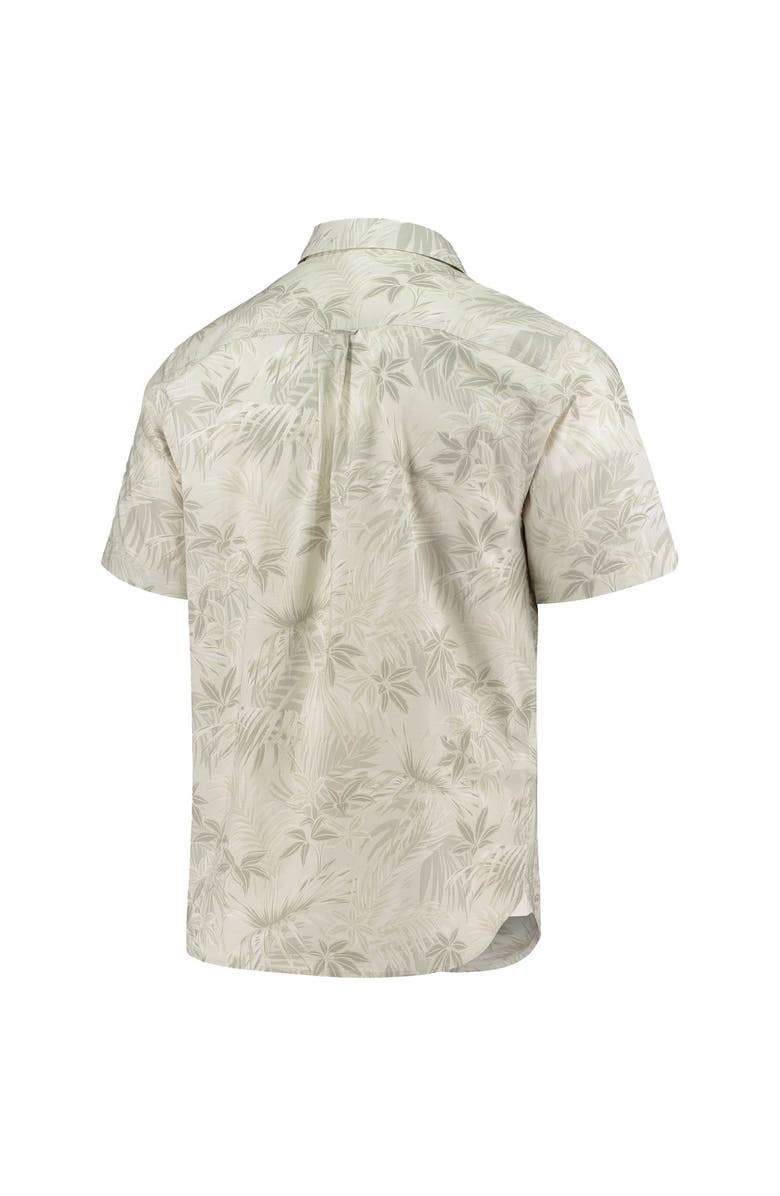 Tommy Bahama Men's Tommy Bahama Oatmeal Clemson Tigers Forest Fronds Button-Up Shirt, Alternate, color, 