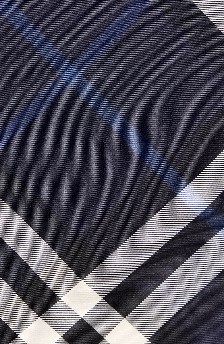 Burberry Manston Check Silk Tie, Alternate, color, Navy Check