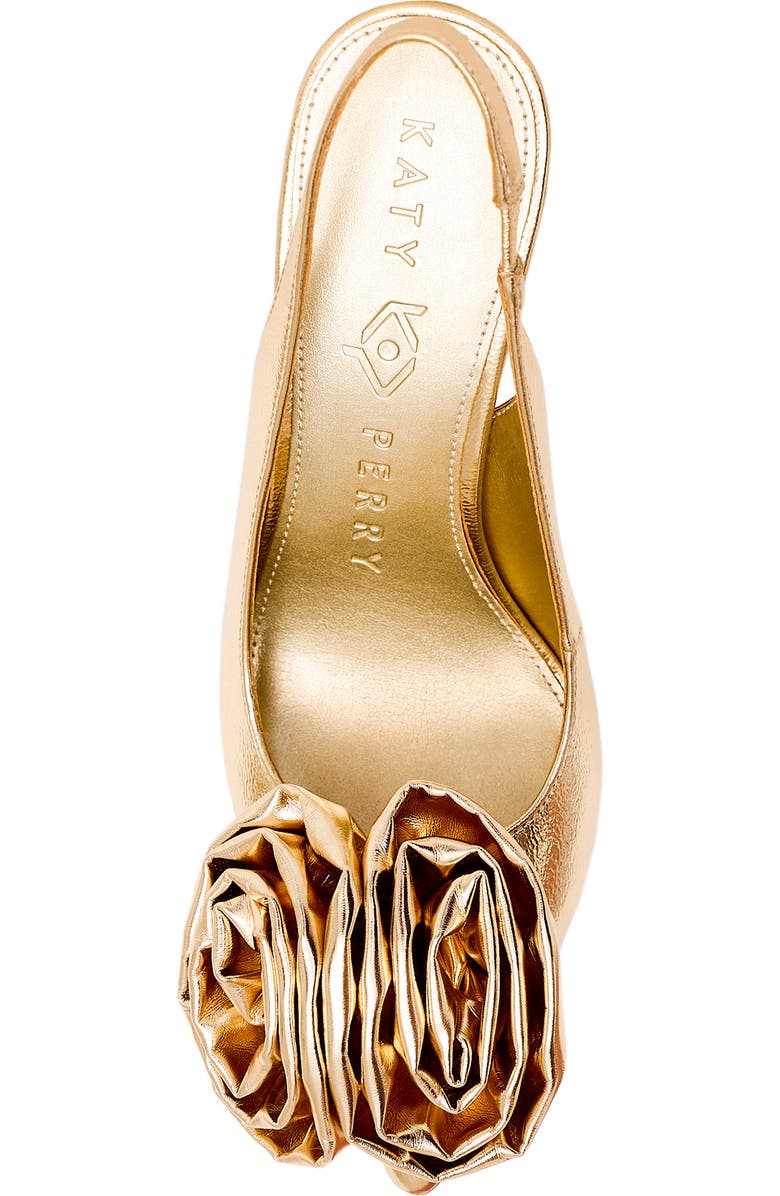 Katy Perry The Laterr Pointed Toe Slingback Pump, Alternate, color, Gold