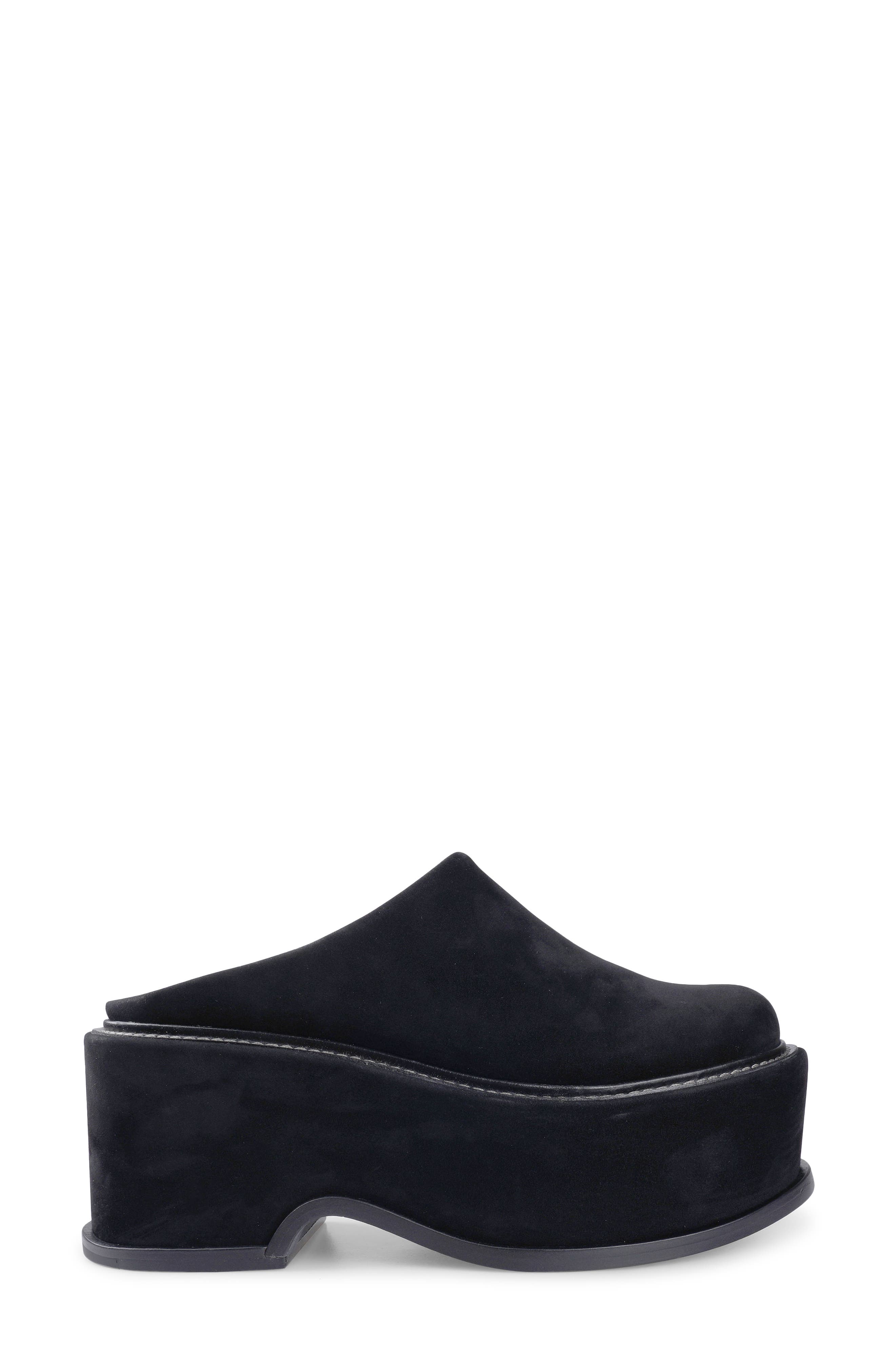 Artisan Crafted By Zigi Bizzy Platform Clog, Alternate, color, Black Suede