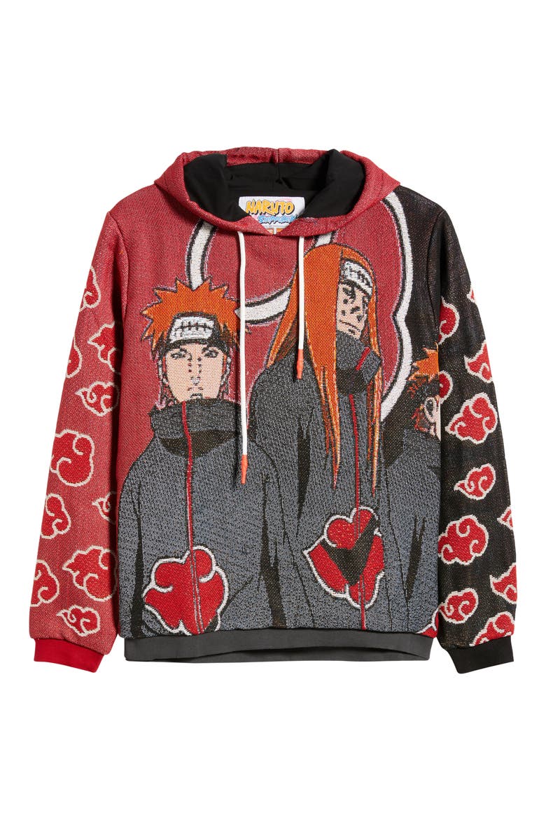 Pain Six Paths Jacquard Hoodie, Alternate, color, RED