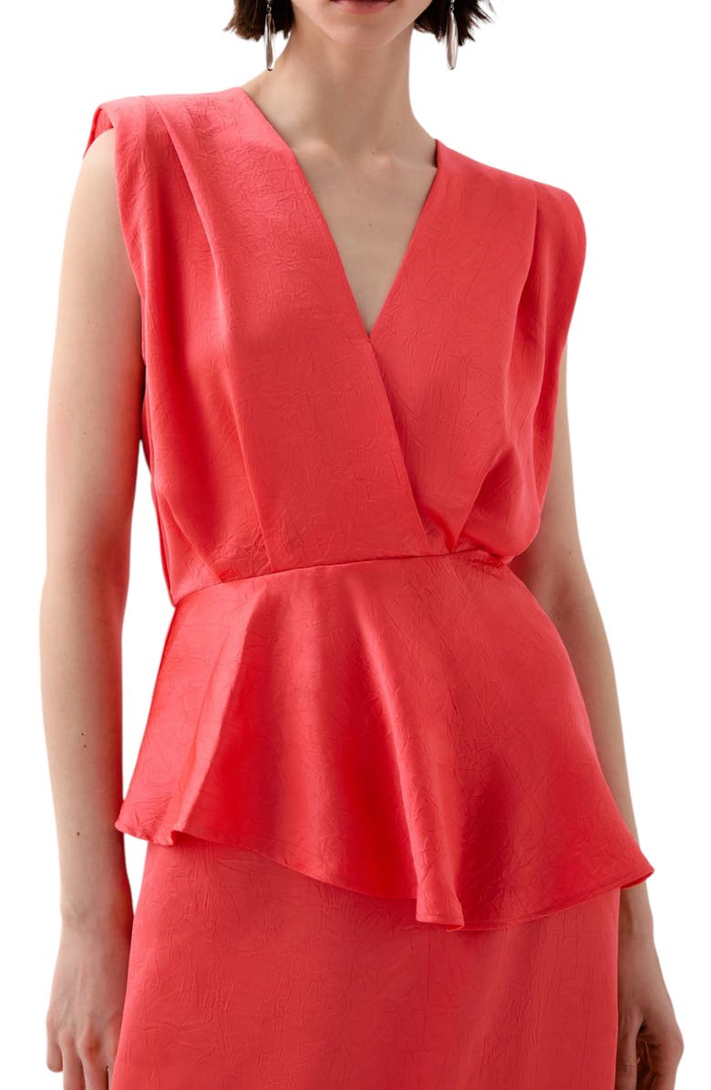 Scalpers Crinkle Top, Main, color, Coral