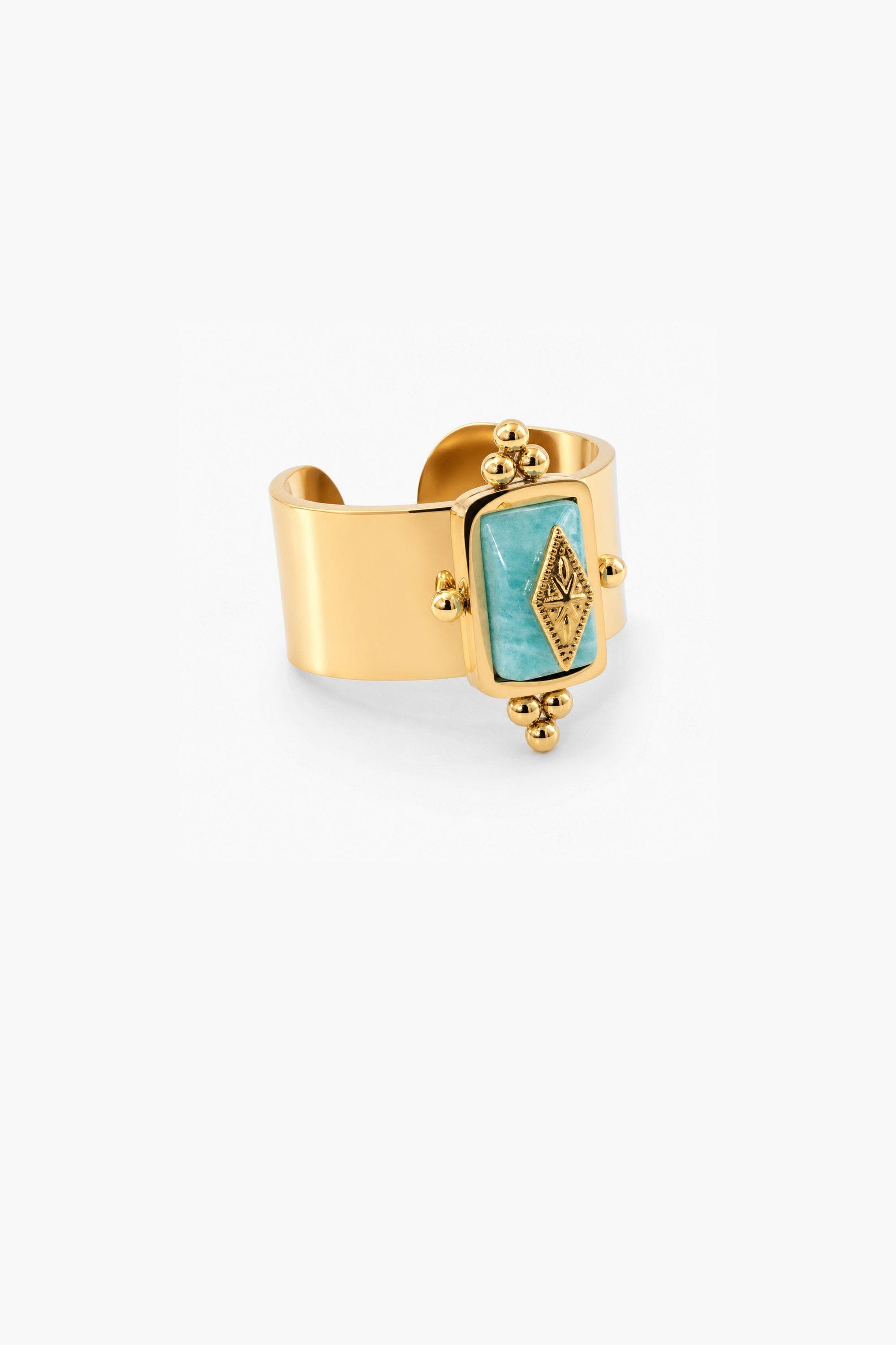 selected Gold With Amazonite