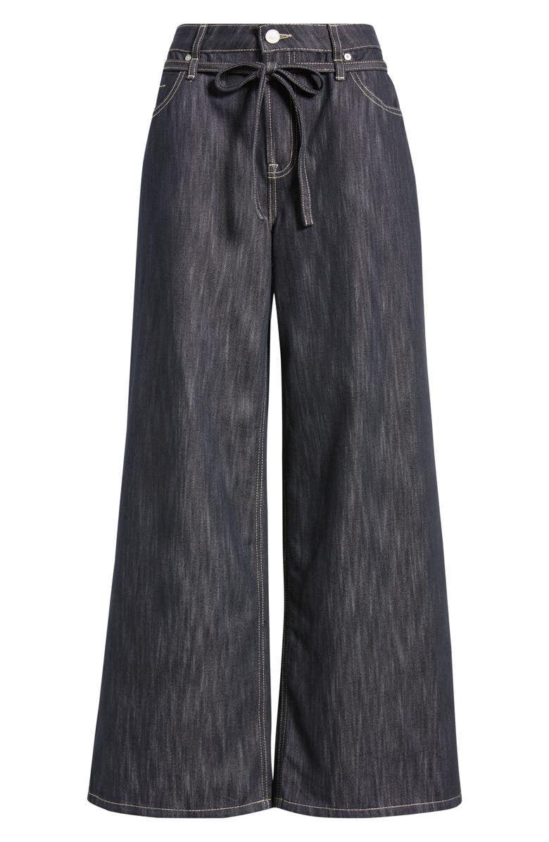 CITY BLUES Tie Waist Super Wide Leg Jeans, Alternate, color, Indigo