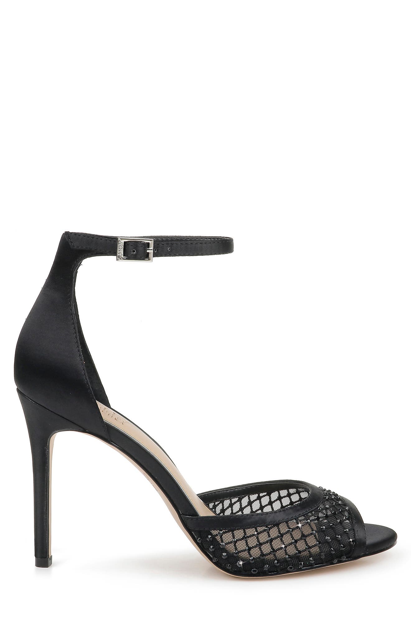 Jewel Badgley Mischka Crystal Embellished Sandal, Alternate, color, 