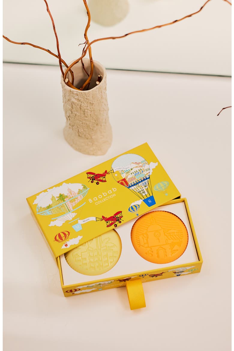 Miami & Saint-Tropez Soap Gift Box, Alternate, color, YELLOW/ ORANGE
