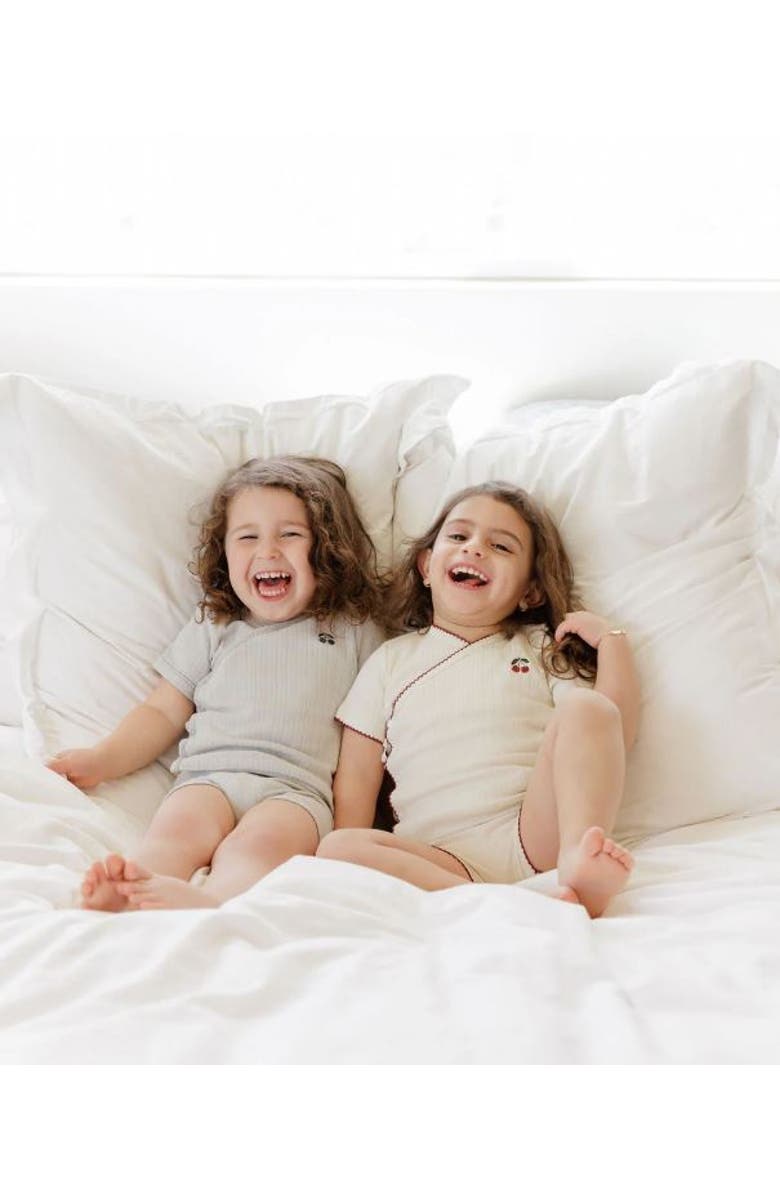 Ely's & Co. Embroidered Cherry Collection - Lounge Set, Alternate, color, Blue