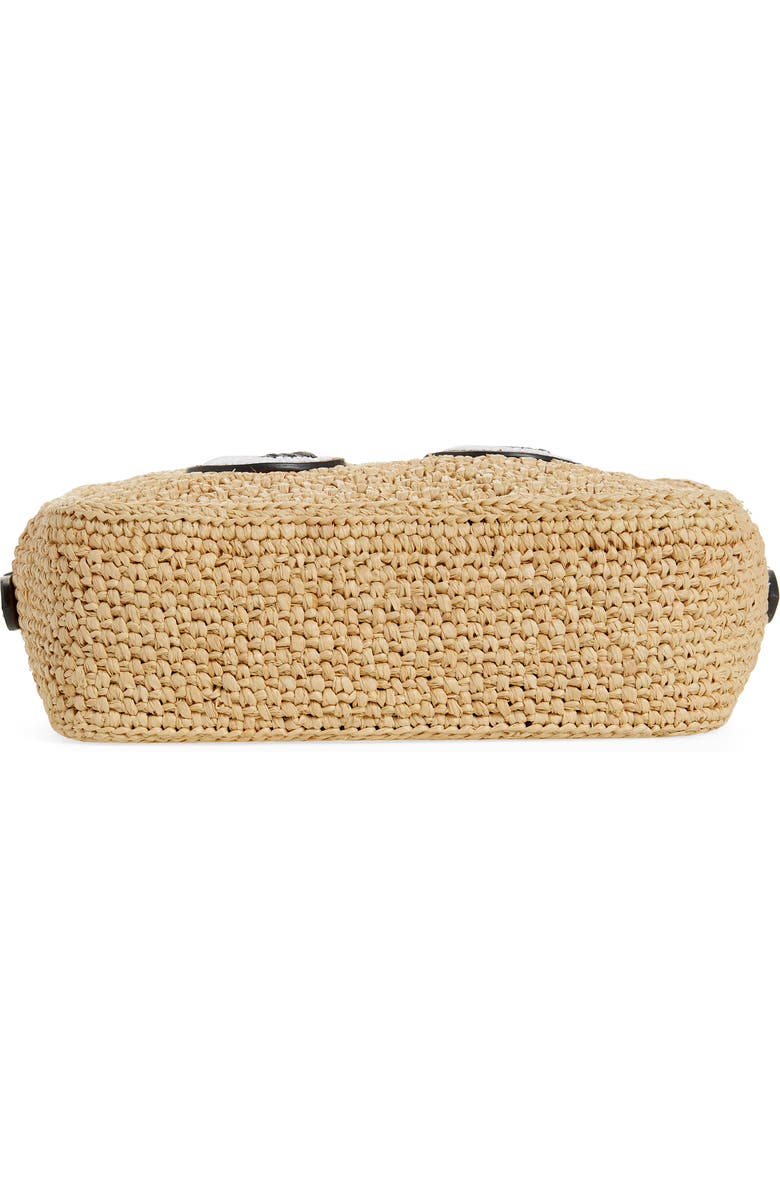 Anya Hindmarch Eyes Raffia Crossbody Bag, Alternate, color,