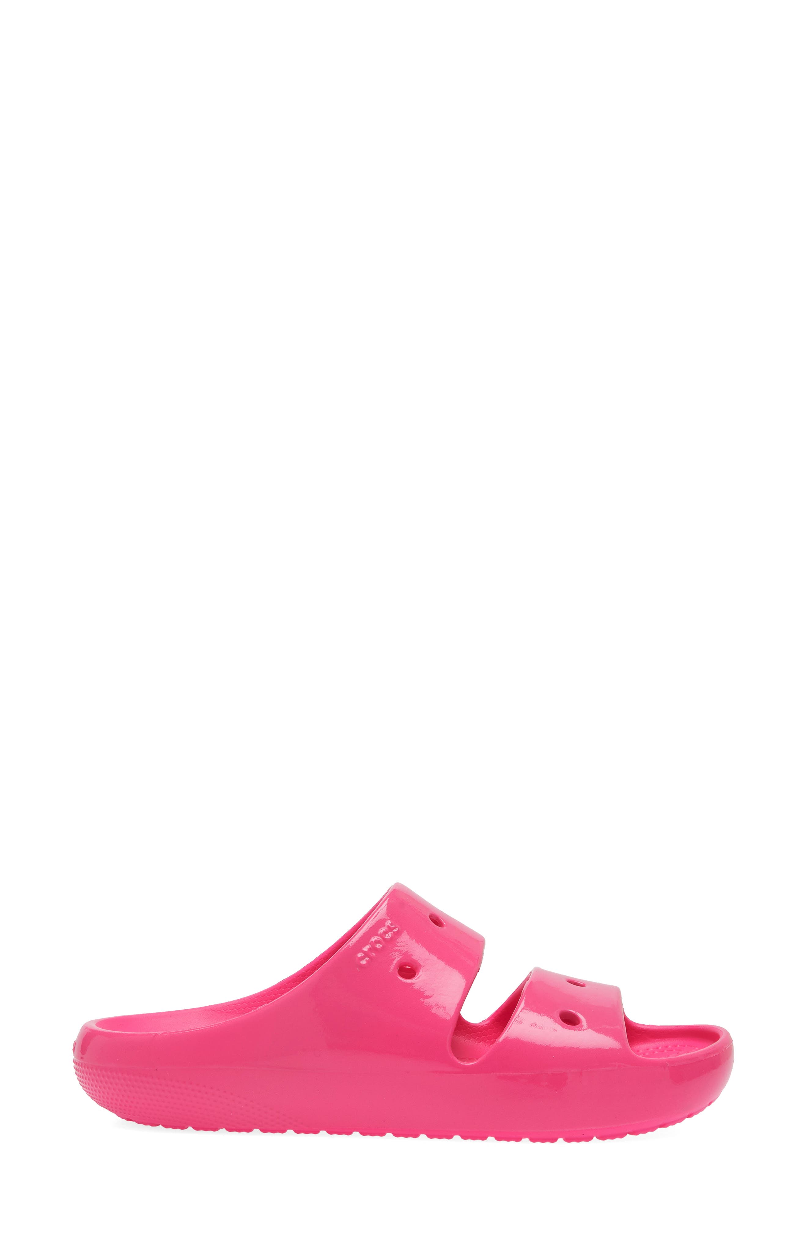 CROCS Classic Neon Slide Sandal, Alternate, color, 