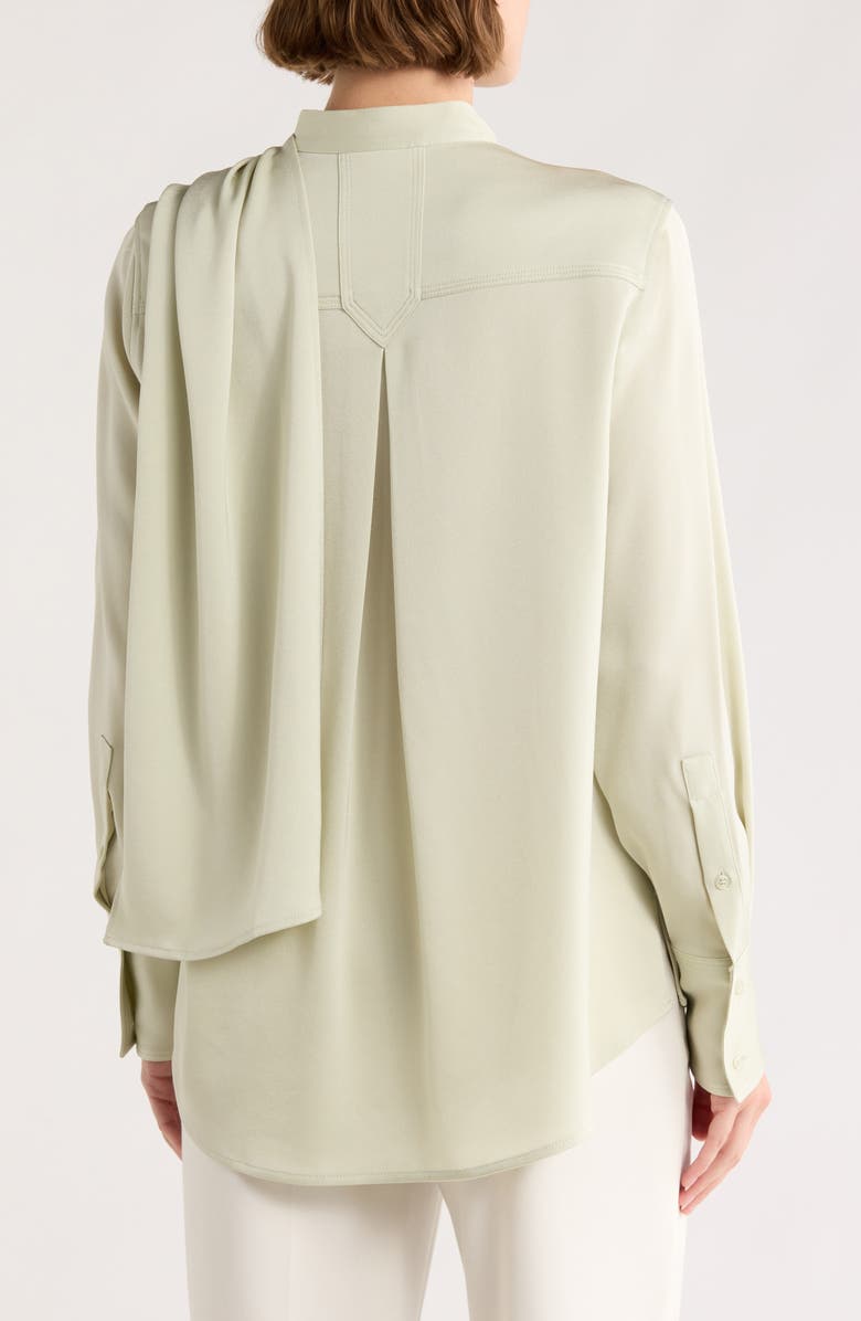 Reiss Emilia Convertible Scarf Top, Alternate, color, Sage