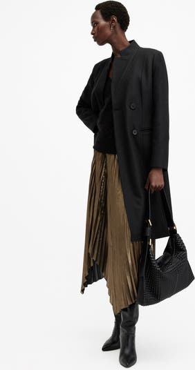 AllSaints Sidney Wool Blend Coat | Nordstrom AllSaints Sidney Wool Blend Coat | Nordstrom