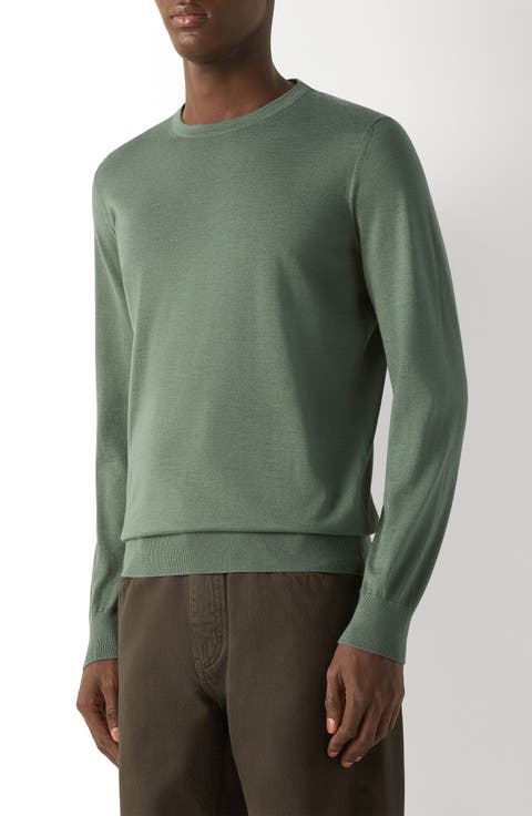 Cashseta Cashmere & Silk Crewneck Sweater