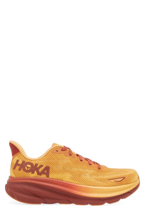Hoka Clifton 9 Running Shoe In Orange