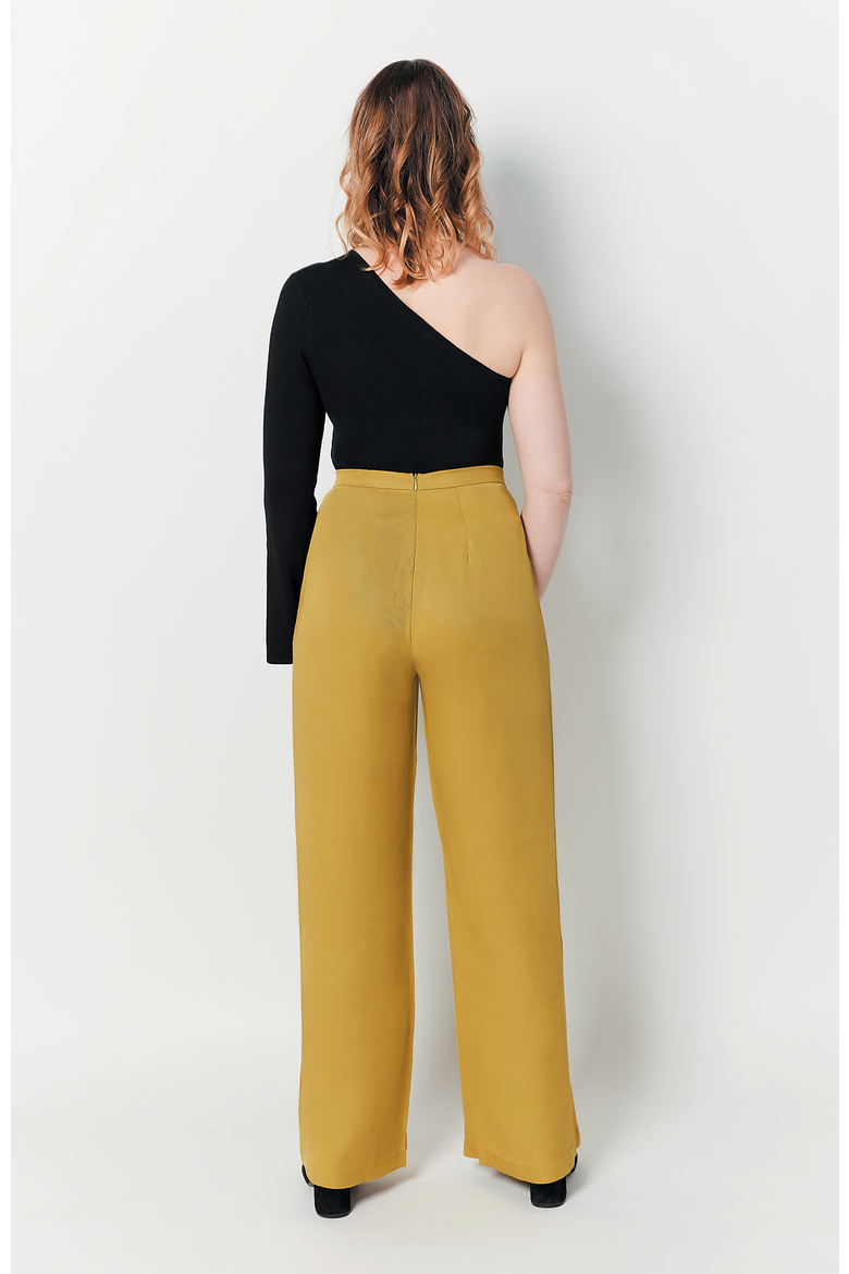 The Wide Leg Pant For Full Hips And Thighs, Alternate, color, Cactus