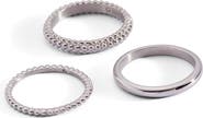 Alex and Ani Textured Stacking Ring Set of 3