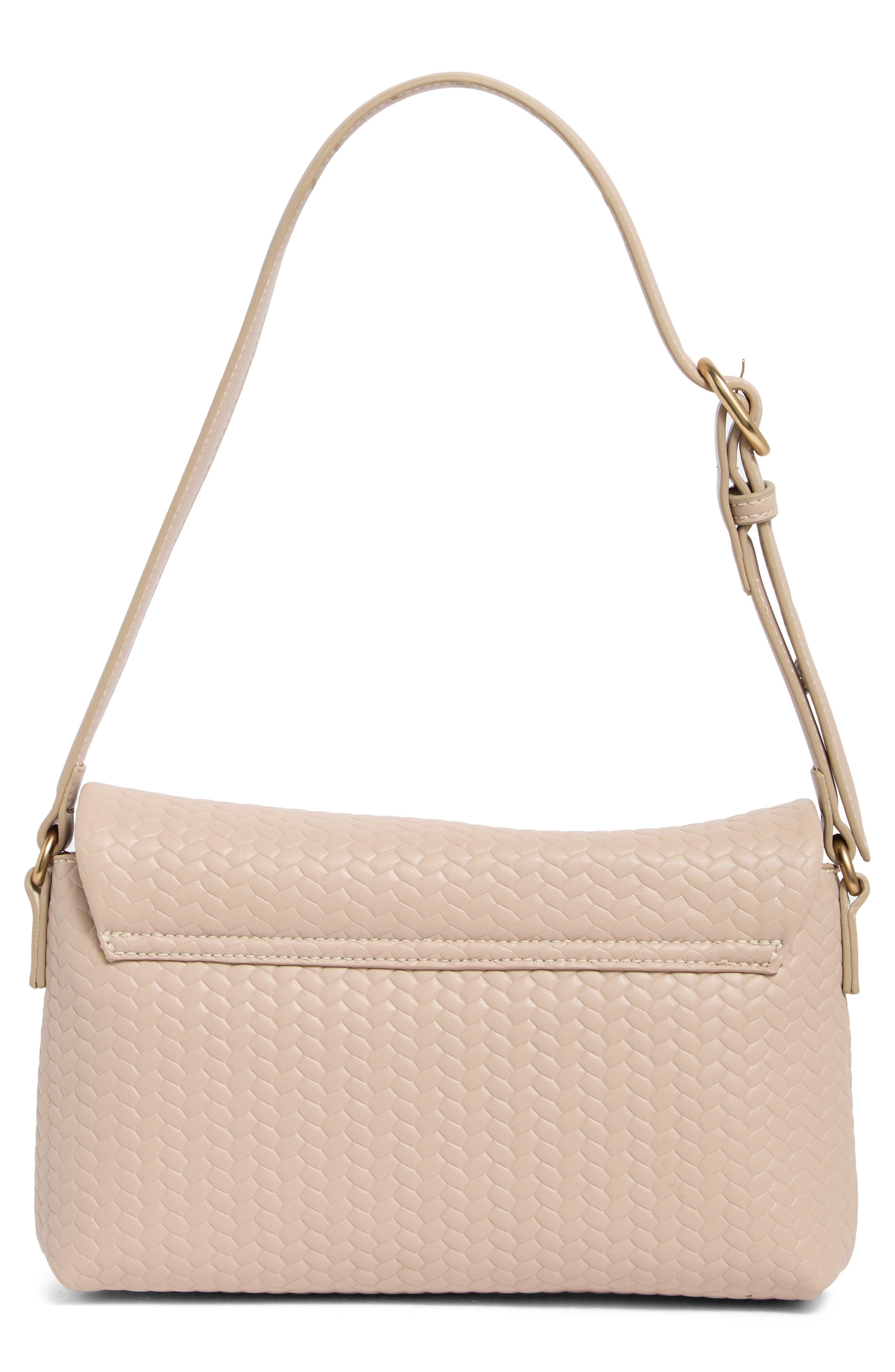 Sam Edelman Eva Woven Shoulder Bag, Alternate, color, Beige