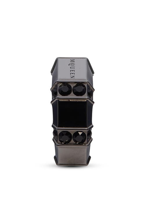 Alexander Mcqueen Dapper Ring In Gray