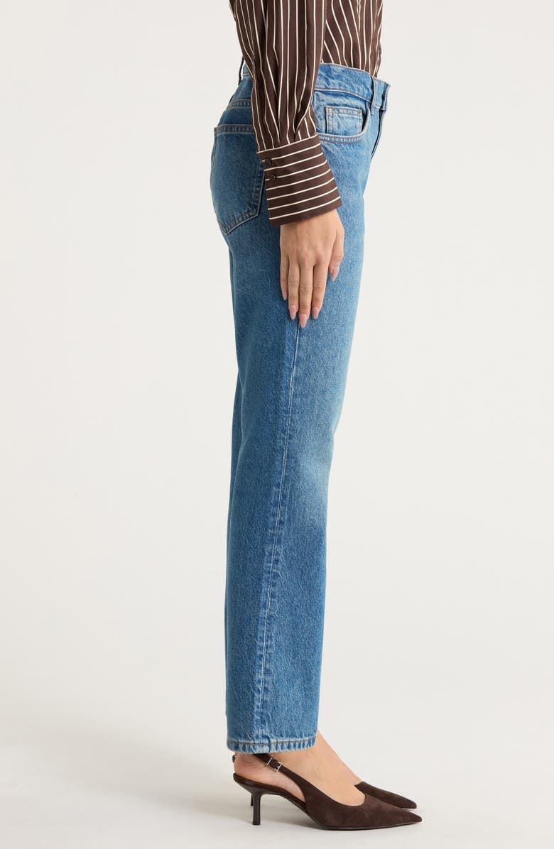 Reformation Greer Straight Leg Jeans, Alternate, color, Pelican