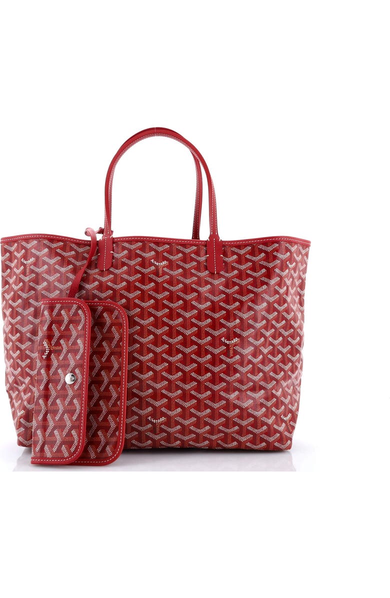 Pre-Owned Goyard Saint Louis Tote Coated Canvas PM, Alternate, color, Red