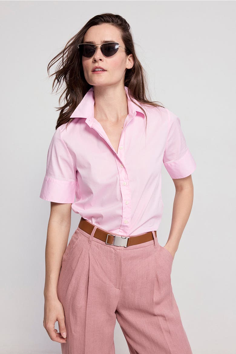The Short Sleeve Shirt, Alternate, color, Light Pink