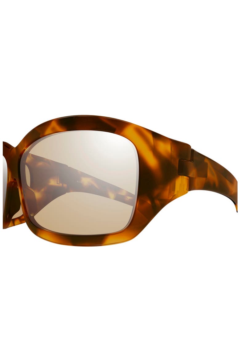 BV1528S 74mm Oversize Gradient Rectangular Sunglasses, Alternate, color, HAVANA