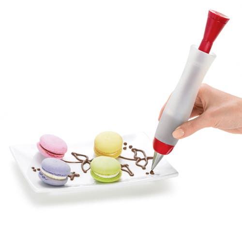 Cuisipro Deluxe Decorating Pen Cookie And Cupcake Baking Food Frosting Pen In Red