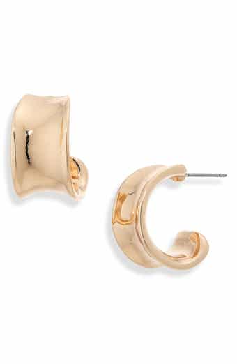 Concave Hoop Earrings