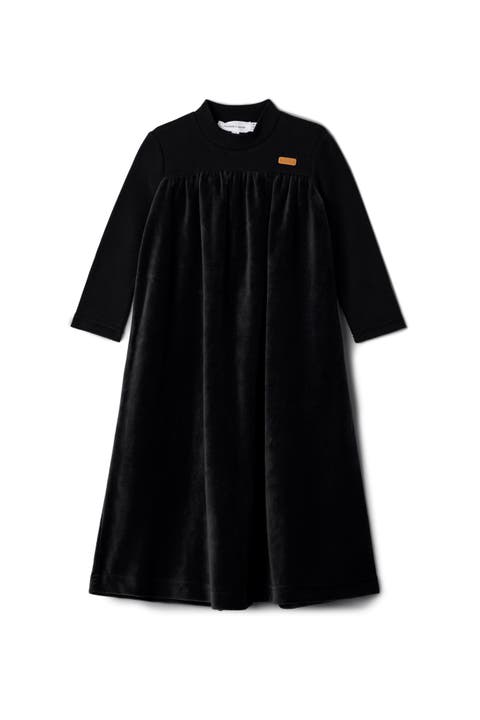 Ribbed Top with Velour Bottom Robe (Toddler, Little Kid & Big Kid)