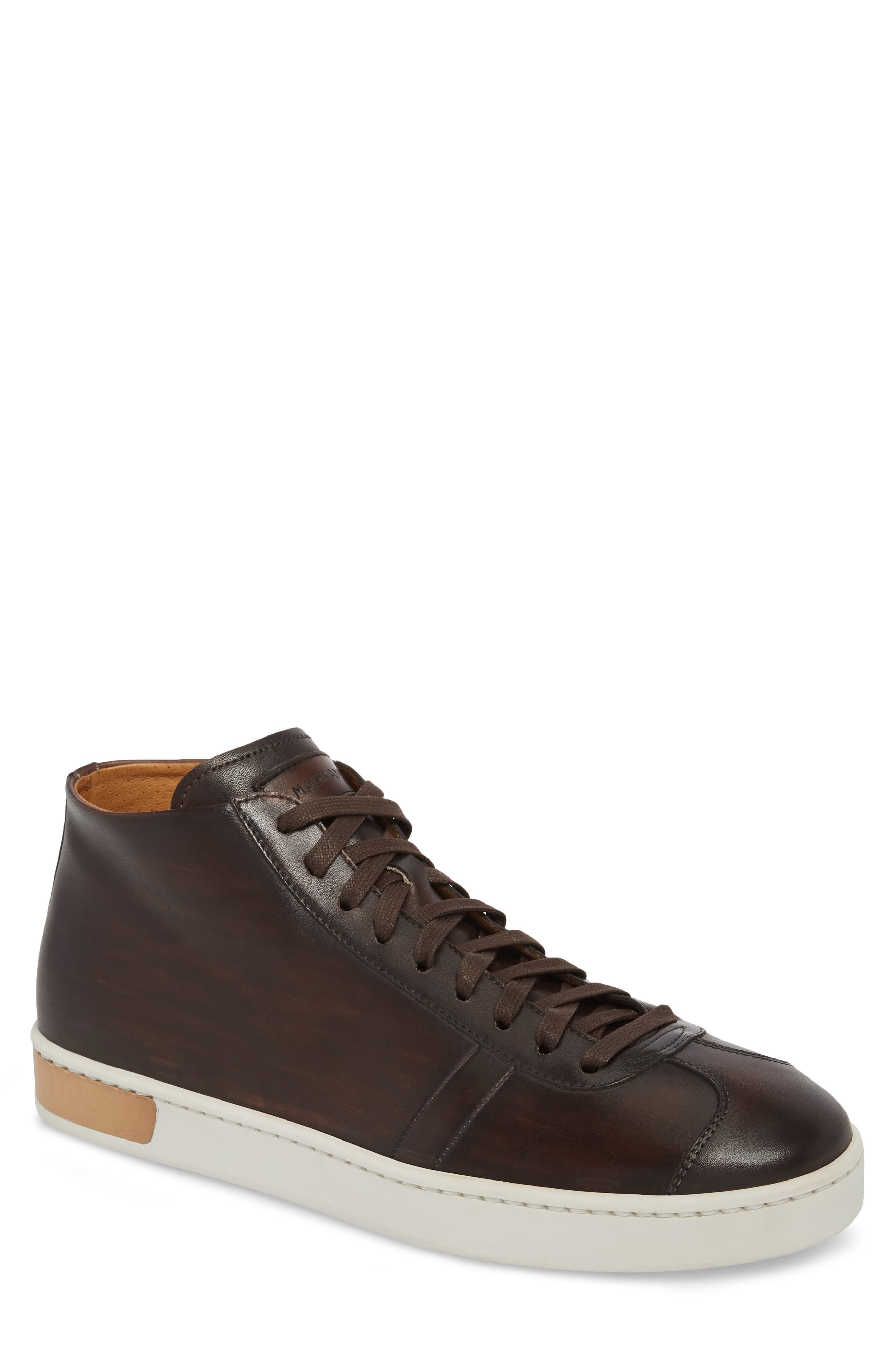 Magnanni Gunner Mid Top Sneaker, Main, color, 