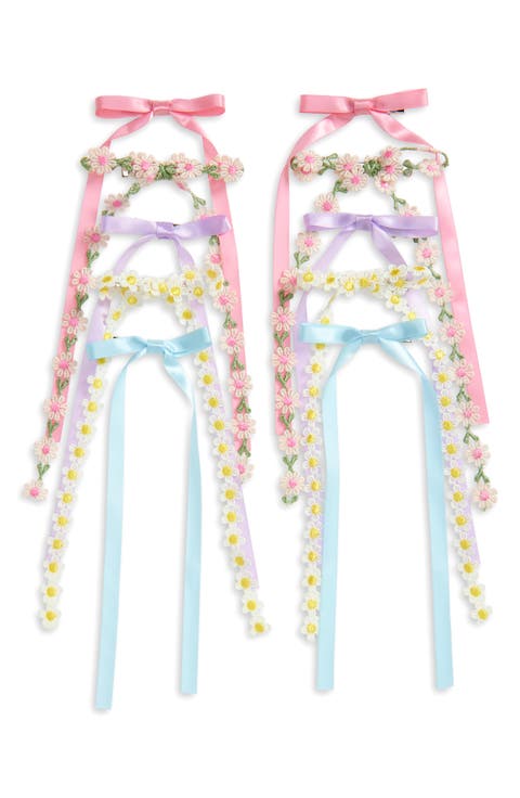 Kids' Assorted 8-Pack Bow Hair Clips