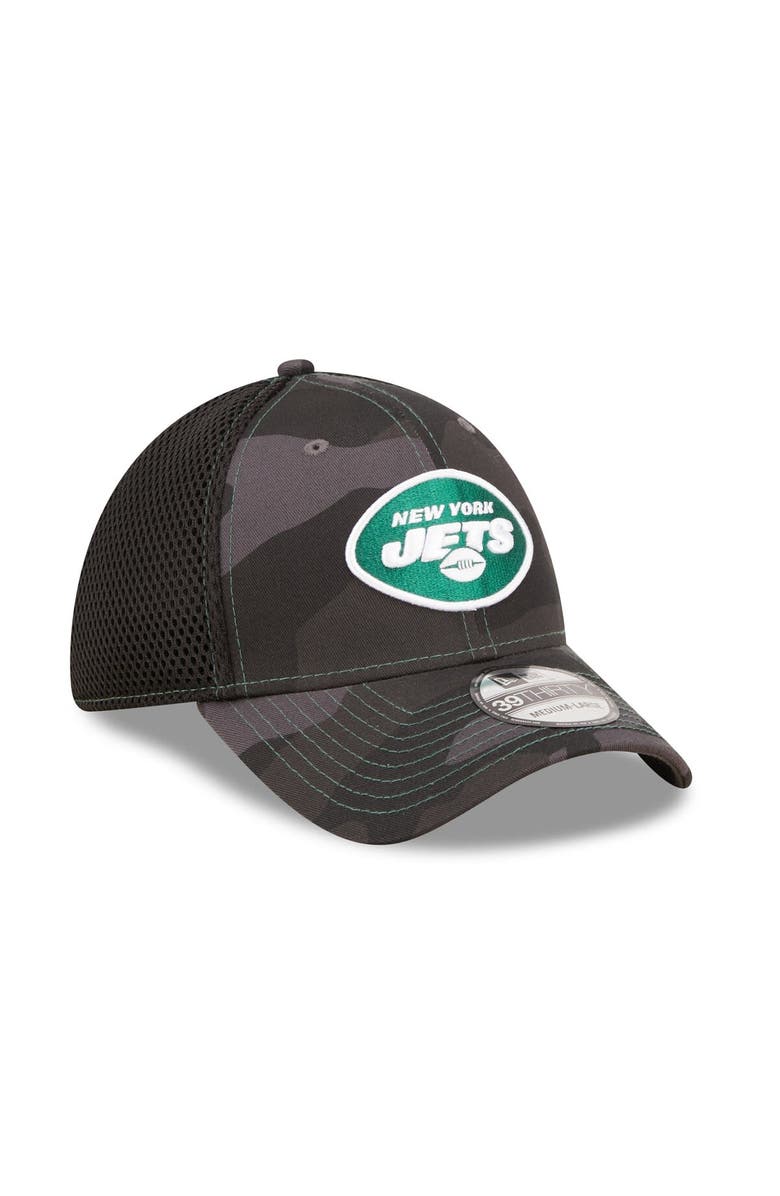 New Era Men's New Era Camo/Black New York Jets Logo Neo 39THIRTY Flex Hat, Alternate, color, Camo