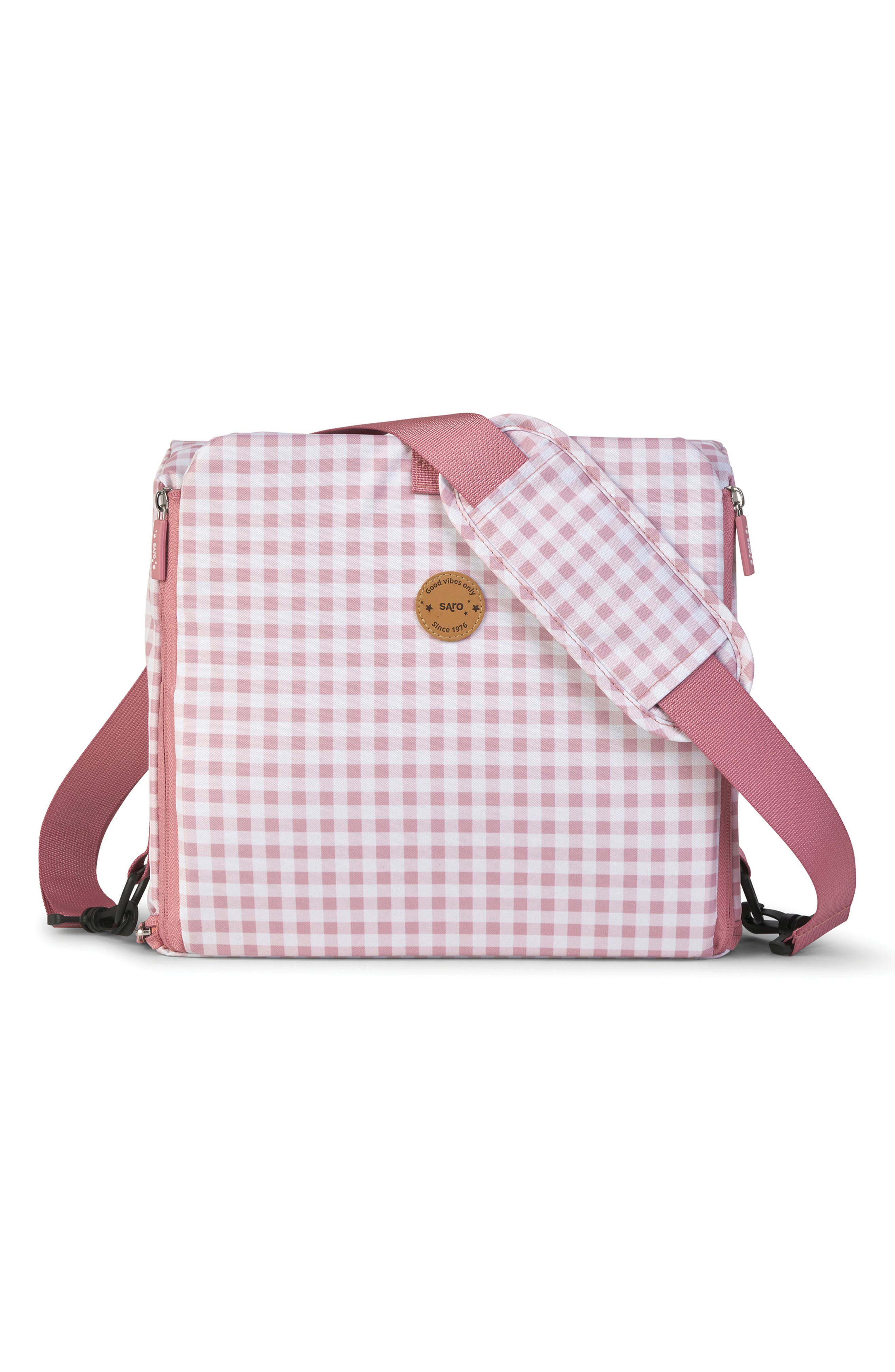 KALENCOM Portable Booster Seat in Pink Vichy 