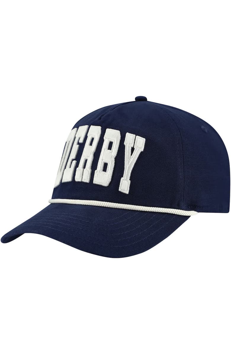 vineyard vines Men's Vineyard Vines  Navy 151st Kentucky Derby Adjustable Corduroy Rope Hat, Main, color, 