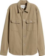 FRAME Textured Terry Overshirt