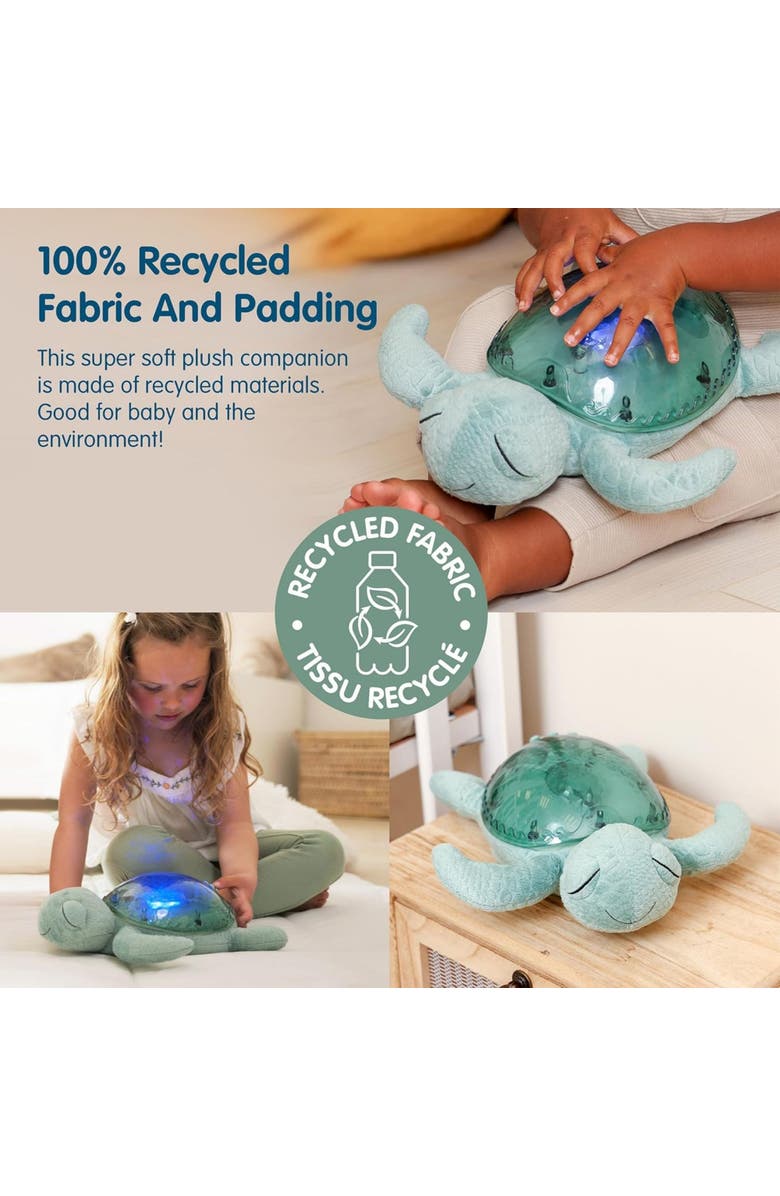 Cloud B Tranquil Turtle Eco - Nightlight Projector toy & Soothing Sound Machine for Better Sleep, Alternate, color, Green