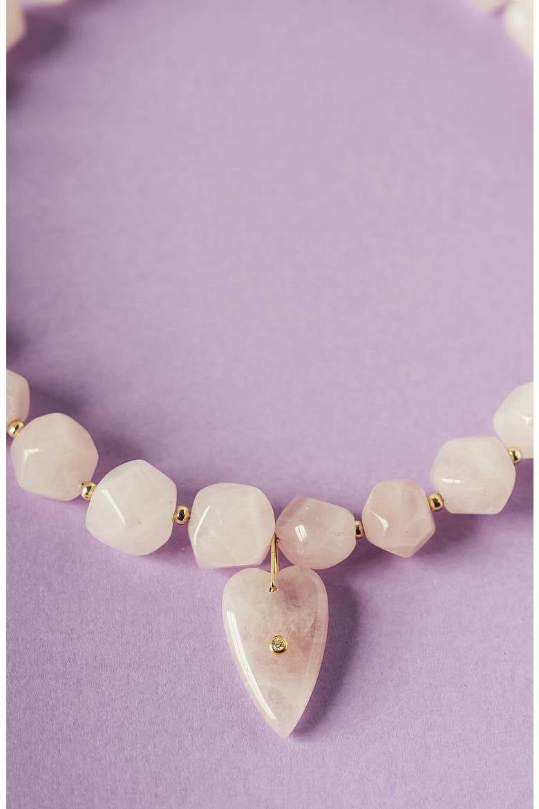 Love Pendant Necklace, Alternate, color, PINK