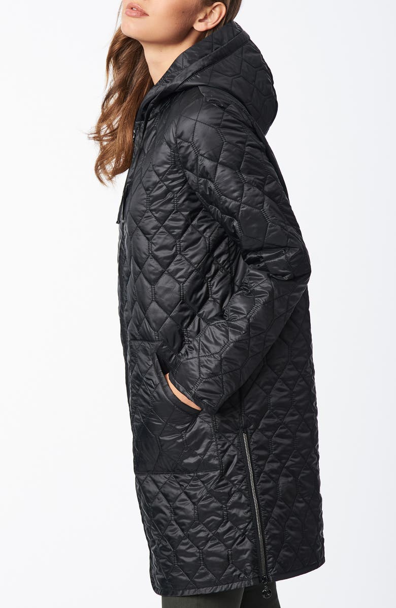 Bernardo Quilted Hooded Liner Jacket, Alternate, color, 
