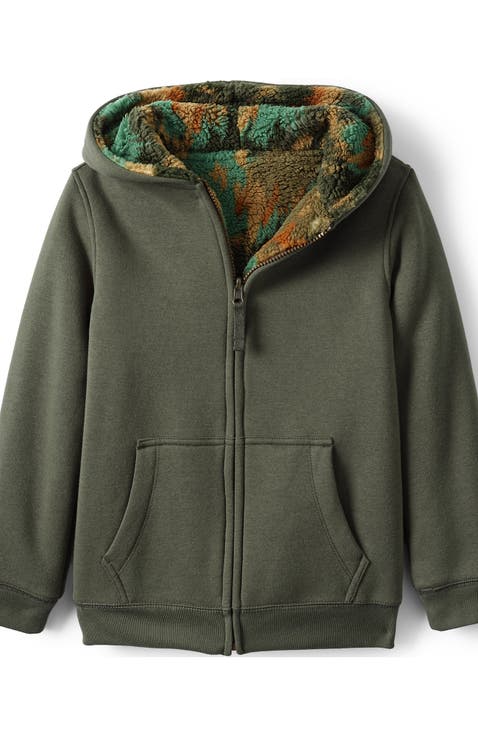 Kids High Pile Lined Zip Hoodie