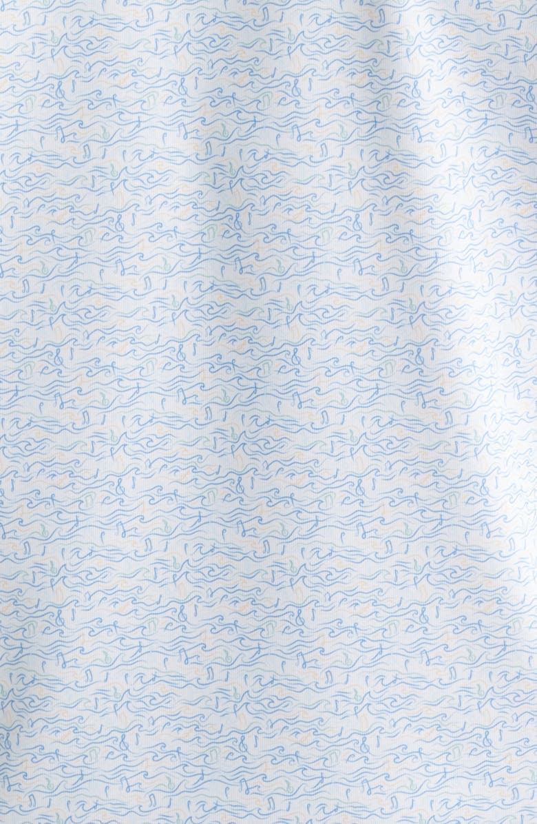 Peter Millar Melody Sea Performance Jersey Golf Polo, Alternate, color, White