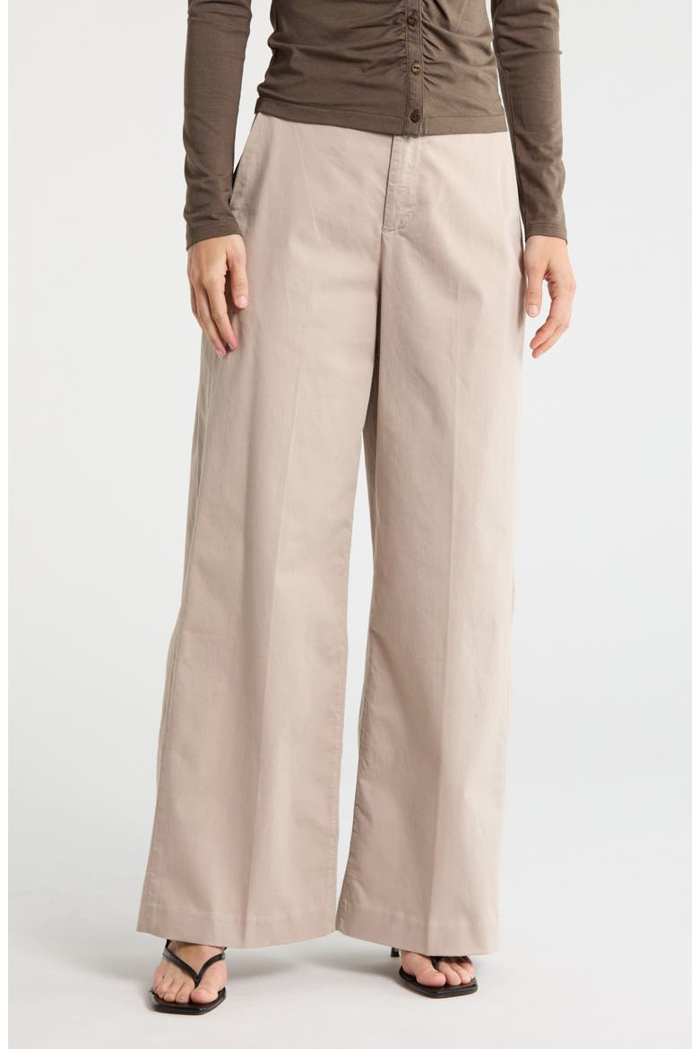 Kiera High Rise Wide Leg Pants, Main, color, SANDSTONE
