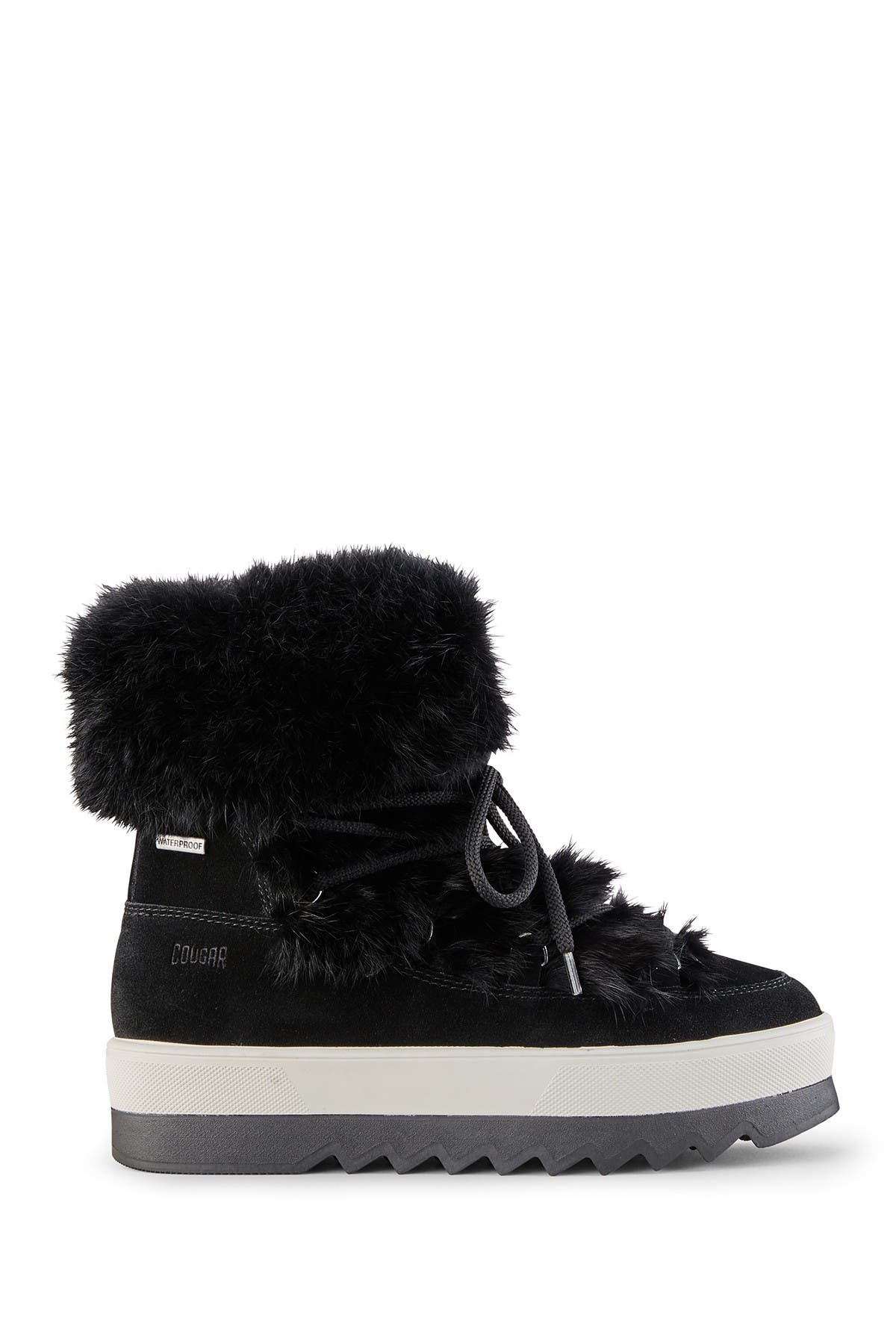 Cougar Vanora Genuine Rabbit Fur Trim Boot, Main, color, 