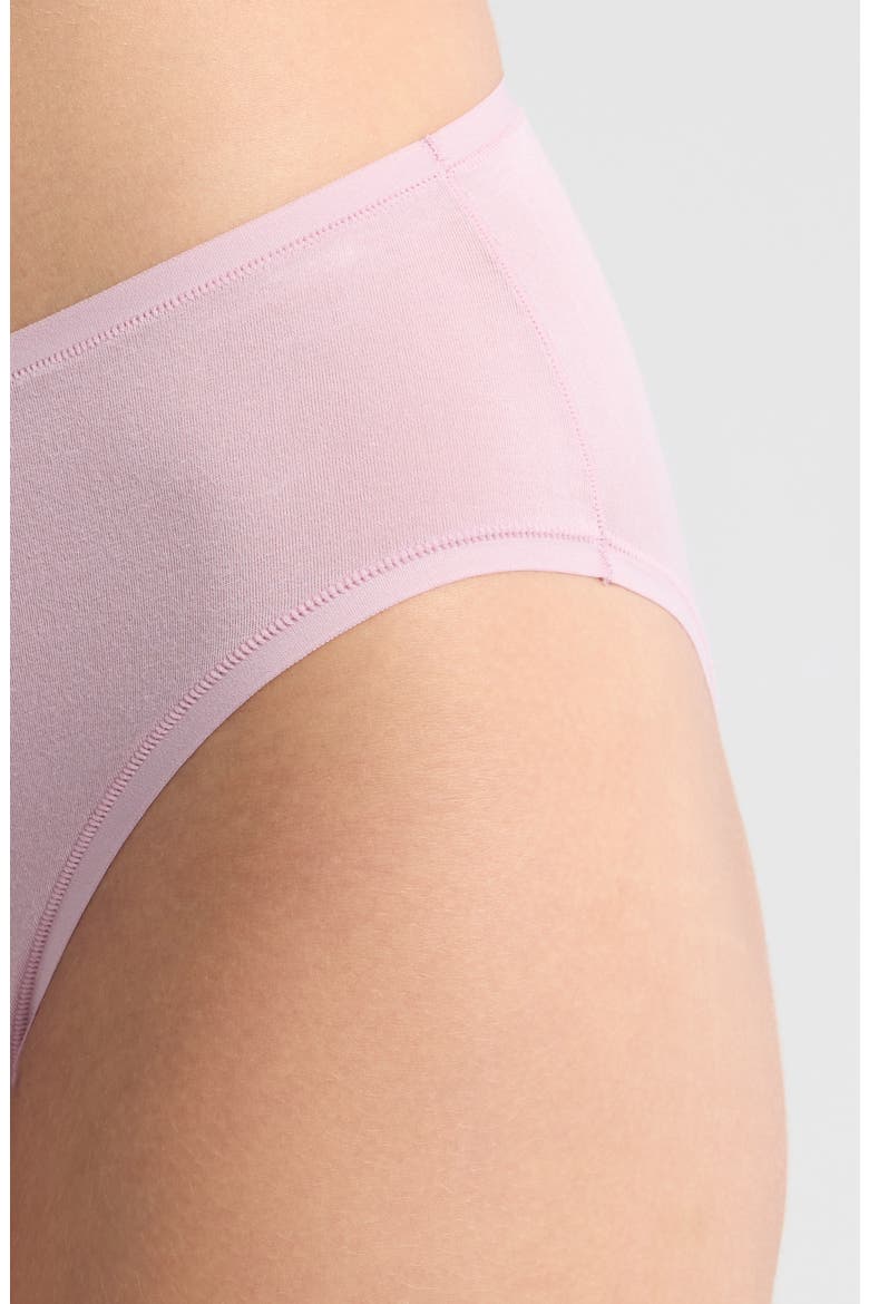 Bliss Bare Cotton Hipster Briefs, Alternate, color, ROSE MIST