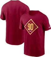Nike Men's Nike Burgundy Washington Commanders 90th Anniversary T-Shirt